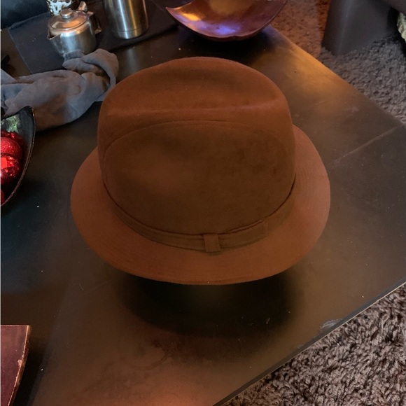 Stetson Brown Felt Trilby 7 1/8 57cm EUC - Picture 9 of 9